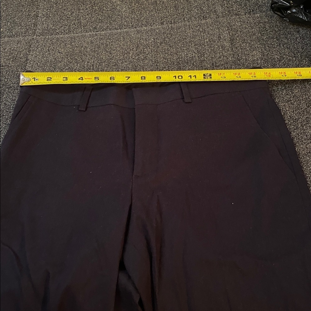 SANDRO PARIS Tailored Trousers Classic marine Black Women's Pants size 6 - Picture 4 of 4